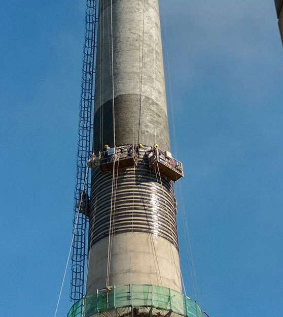 水泥烟囱粉刷