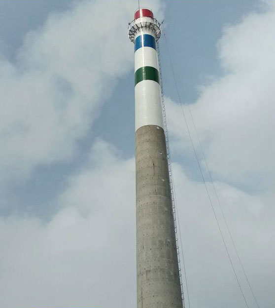 烟囱刷航标色环工程