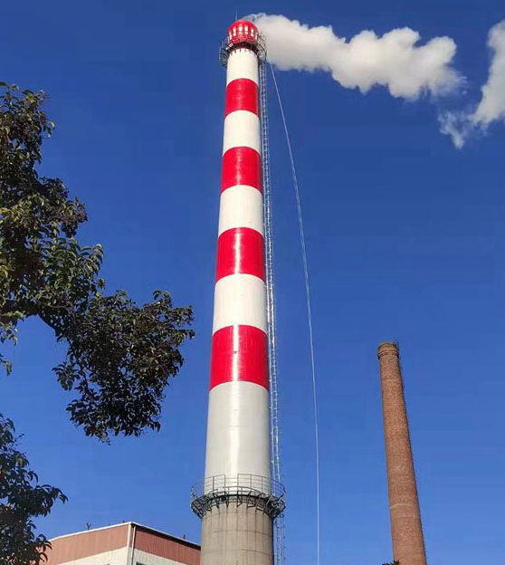 烟囱刷色环航标工程