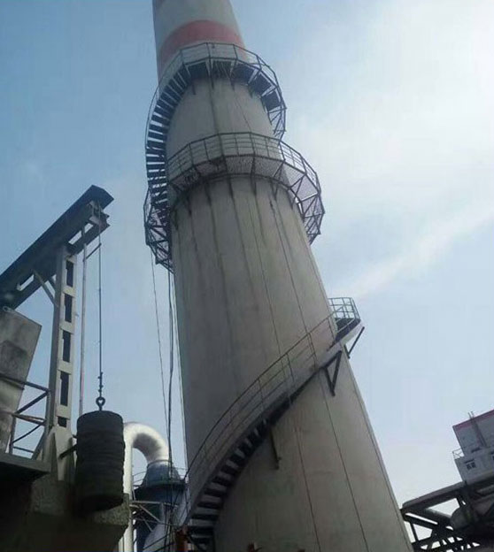 烟囱安装螺旋转